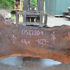 Goby Walnut Products Oregon Black Walnut Slab 052220-04