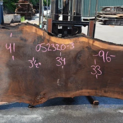 Goby Walnut Products Green Slabs Oregon Black Walnut Slab 052320-03