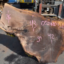 Goby Walnut Products Oregon Black Walnut Slab 052420-01