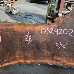 Goby Walnut Products Oregon Black Walnut Slab 052420-02 Green Slabs