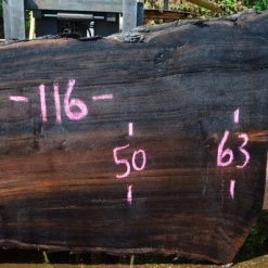 Goby Walnut Oregon Black Walnut Slab 053116-02 Green Slabs