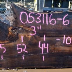 Goby Walnut Oregon Black Walnut Slab 053116-06
