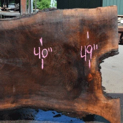 Goby Walnut Products Oregon Black Walnut Slab 060121-01 Green Slabs