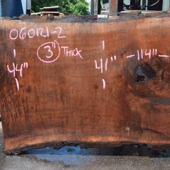 Goby Walnut Products Oregon Black Walnut Slab 060121-02