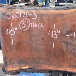 Goby Walnut Products Green Slabs Oregon Black Walnut Slab 060121-03