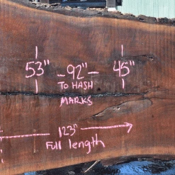 Goby Walnut Products Green Slabs Oregon Black Walnut Slab 060121-04