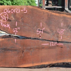 Goby Walnut Products Green Slabs Oregon Black Walnut Slab 060121-05