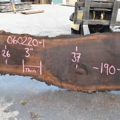 Goby Walnut Products Oregon Black Walnut Slab 060220-01 Green Slabs