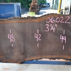 Goby Walnut Products Oregon Black Walnut Slab 060220-04