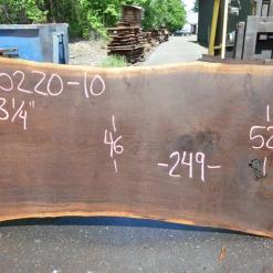 Goby Walnut Products Oregon Black Walnut Slab 060220-10