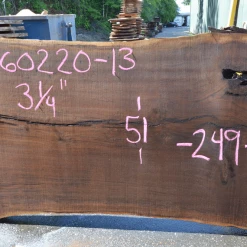 Goby Walnut Products Green Slabs Oregon Black Walnut Slab 060220-13