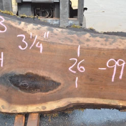 Goby Walnut Products Oregon Black Walnut Slab 060520-03