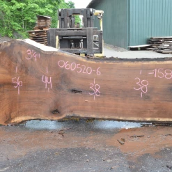 Goby Walnut Products Oregon Black Walnut Slab 060520-06 Green Slabs