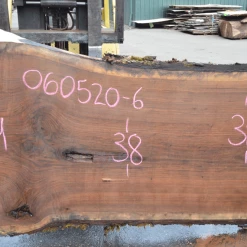 Goby Walnut Products Oregon Black Walnut Slab 060520-06 Green Slabs
