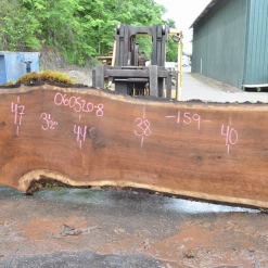 Goby Walnut Products Green Slabs Oregon Black Walnut Slab 060520-08