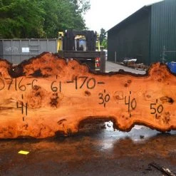 Goby Walnut Green Slabs Oregon Fir Slab 060716-06