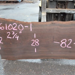 Goby Walnut Products Oregon Black Walnut Slab 061020-01 Green Slabs