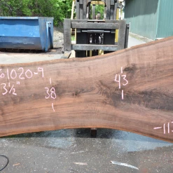 Goby Walnut Products Oregon Black Walnut Slab 061020-09 Green Slabs