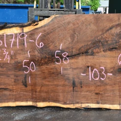 Goby Walnut Products 061719-06 Oregon Black Walnut Slab Green Slabs