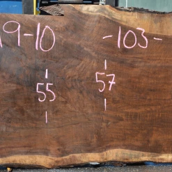 Goby Walnut Products 061719-10 Oregon Black Walnut Slab Green Slabs