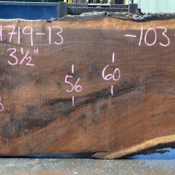 Goby Walnut Products Green Slabs 061719-13 Oregon Black Walnut Slab