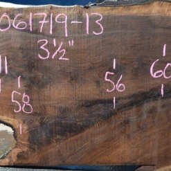 Goby Walnut Products Green Slabs 061719-13 Oregon Black Walnut Slab