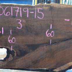 Goby Walnut Products Green Slabs 061719-15 Oregon Black Walnut Slab