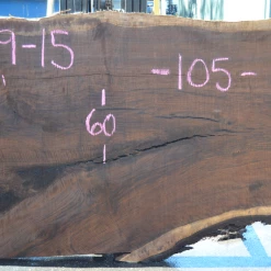 Goby Walnut Products Green Slabs 061719-15 Oregon Black Walnut Slab