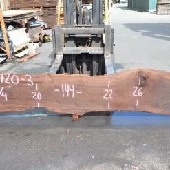 Goby Walnut Products Oregon Black Walnut Slab 061720-03