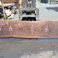 Goby Walnut Products Oregon Black Walnut Slab 061720-04