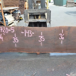 Goby Walnut Products Oregon Black Walnut Slab 061720-05 Green Slabs