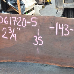 Goby Walnut Products Oregon Black Walnut Slab 061720-05 Green Slabs