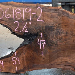Goby Walnut Products 061819-02 Oregon Black Walnut Slab Green Slabs