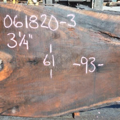 Goby Walnut Green Slabs Oregon Black Walnut 061820-03