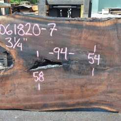 Goby Walnut Green Slabs Oregon Black Walnut 061820-07