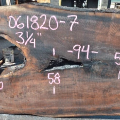 Goby Walnut Green Slabs Oregon Black Walnut 061820-07