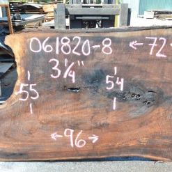 Goby Walnut Green Slabs Oregon Black Walnut 061820-08