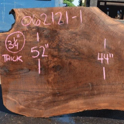 Goby Walnut Products Oregon Black Walnut Slab 062121-01 Green Slabs