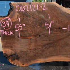 Goby Walnut Products Green Slabs Oregon Black Walnut Slab 062121-02