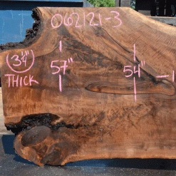 Goby Walnut Products Green Slabs Oregon Black Walnut Slab 062121-03