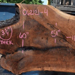 Goby Walnut Products Green Slabs Oregon Black Walnut Slab 062121-04