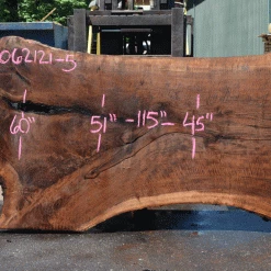 Goby Walnut Products Oregon Black Walnut Slab 062121-05