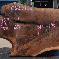 Goby Walnut Products Oregon Black Walnut Slab 062121-05