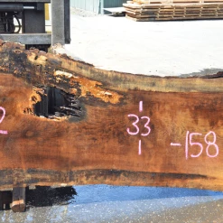 Goby Walnut Green Slabs Oregon White Oak 062320-09