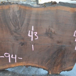 Goby Walnut Products Oregon Black Walnut Slab 060320-02