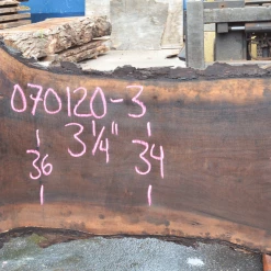 Goby Walnut Oregon Black Walnut Slab 070120-03 Green Slabs