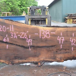 Goby Walnut Green Slabs Oregon Black Walnut Slab 070120-11