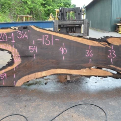 Goby Walnut Oregon Black Walnut Slab 070220-01 Green Slabs