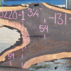 Goby Walnut Oregon Black Walnut Slab 070220-01 Green Slabs