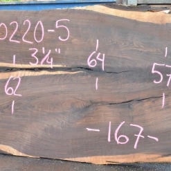 Goby Walnut Oregon Black Walnut Slab 070220-05 Green Slabs